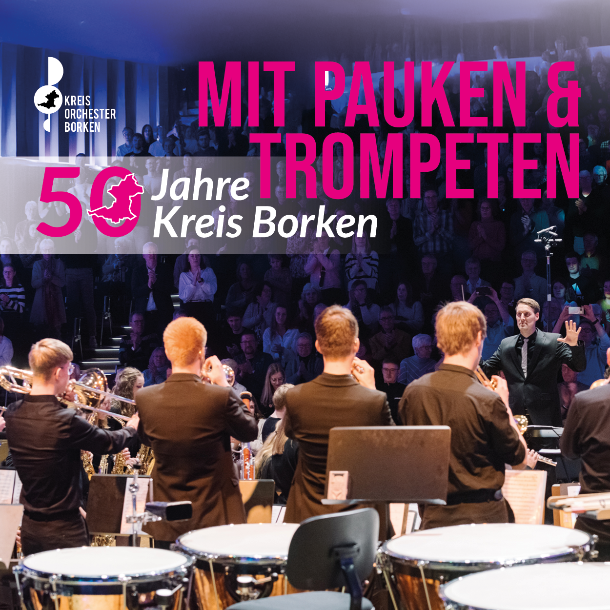 Konzert "Mit Pauken und Trompeten - 50 Jahre Kreis Borken" vom Kreisorchester Borken am 5. Oktober 2025